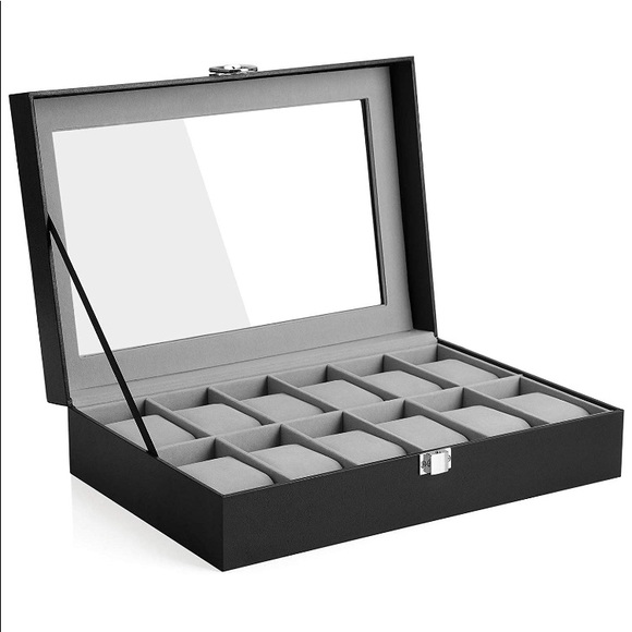 watch display case leather travel case - Picture 4 of 5